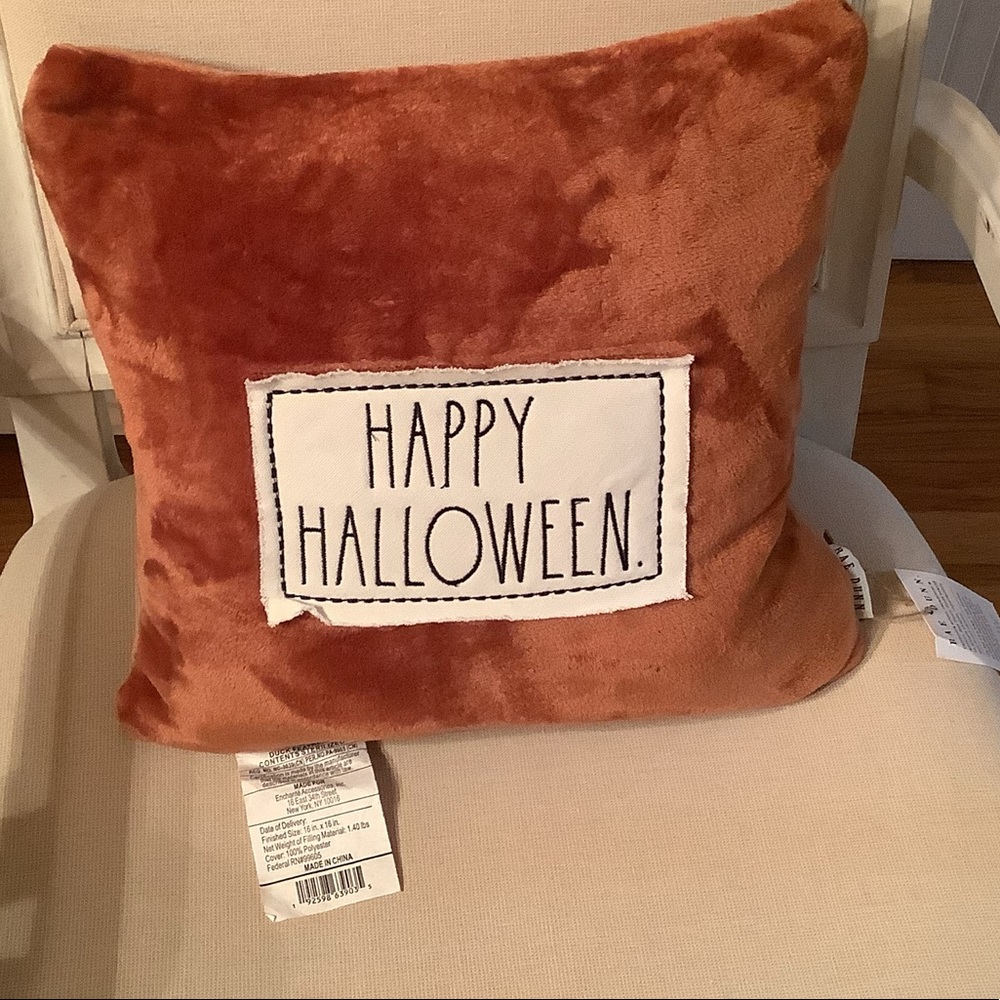 Rae Dunn HAPPY HALLOWEEN Pillow